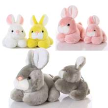Kawaii Rabbit Stuffed Toy Cute Lazy Cotton Animals Bunny Doll Soft Cartoon Plush Hare Toys For Children Birthday Christmas Gifts 2024 - buy cheap