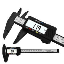 Carbon Fiber Composite 6 inch 0-150mm Vernier Digital Electronic Caliper Ruler Black Measuring Tools 2024 - buy cheap
