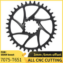 PASS QUEST 3mm/6mm Offset Crankset SRAM Gx xx1 Eagle GXP Round/oval MTB Narrow Chainring 32T-38T Bike Bicycle Chainwheel 2024 - buy cheap