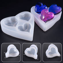 Molde de silicona 3D con forma de corazón de amor para postres, Mousse, decoración de pastelería, cristal hecho a mano para pasteles y dulces 2024 - compra barato