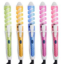Portable Hair Curler Spiral Curler Tapered Ceramic Curling Iron Salon Electric Curler Beauty Curling Iron Curling Wave Stick 2024 - buy cheap