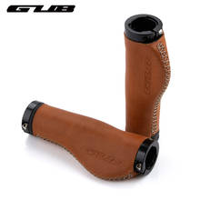 GUB Leather Mountain Bike Handlebar Cover Aluminum Alloy Lock Ring Microfiber Ergonomic Handle Grip For 22.2mm Handlebar 2024 - buy cheap