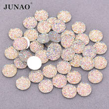 Стразы круглые декоративные JUNAO, 12 мм, 50 шт. 2024 - купить недорого