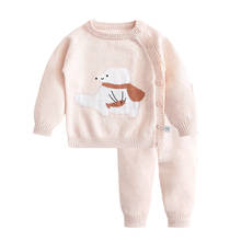2020 Baby Girl Clothes Sets For Newborn Kids 2Pcs Knitting Top+Pants Infant Boys Knit Tracksuits Toddler Outfits For Girls 2024 - buy cheap