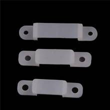 New 10Pcs/lot 10mm 14mm 17mm width Silicone Mounting Connector clip For LED Strip fixing holder 2024 - buy cheap