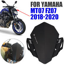 For YAMAHA MT07 FZ07 MT-07 FZ-07 2018 2019 2020 Motorcycle Accessories Windshield Front Wind Deflector Windscreen Cover Guard 2024 - buy cheap