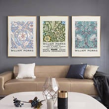 William Morris Museum Exhibition Poster Vintage Floral Leaves Wall Art Canvas Print Strawberry Thief Painting Picture Home Decor 2024 - buy cheap