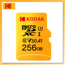 KODAK Micro SD 128GB 256GB Flash Memory Card 32GB 64GB U1 TF Card 4K Class 10 tarjeta Micro SD Card U3 UHS-I 16GB microsd 2024 - купить недорого