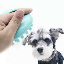 Pet Shower Dog Massage Brush Comb Plastic Hair Grooming Bath Brush Massage Tool Dogs Cats Shower Goods Supplies Accessories 2024 - buy cheap