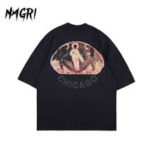 Kanye Hip Hop Oversized T Shirt Men Jesus Is King Retro Loose Harajuku Crew Neck Short Sleeve T-shirt Streetwear Casual Tee Tops 2024 - buy cheap