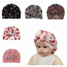 2019 Fashion Newborn Pattern Kids Baby Boy Girl Turban Cotton Beanie Hat Winter Cap Flower Donut Hats Soft Caps 2024 - buy cheap