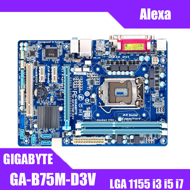 Gigabyte Ga 5m D3v Desktop Motherboard 5 Socket Lga 1155 I3 I5 I7 Ddr3 32g Micro Atx Original 5m D3v Used Mainboard H61 Buy Cheap In An Online Store With Delivery Price Comparison Specifications