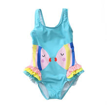 2020 children's swimwear European and American girls one-piece swimwear baby baby cute girls sunscreen swimwear  XYY-86 2024 - buy cheap