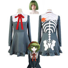 Fantasia para cosplay de danganronpa, anime para mulheres, roupa de monaca towa, traje para festa de natal, halloween, uniforme feminino 2024 - compre barato