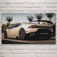 Cool cars beautiful speedy supercar fanart fabric posters on the wall picture home living room decoration for bedroom KM672 2024 - buy cheap