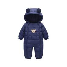 Newborn Overalls Baby Clothes Winter Plus Velvet Infant Boys Girls Warm Thick Jumpsuit Hooded Outfits Snowsuit Coat Kids Romper 2024 - buy cheap