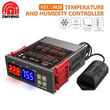 STC-3028 controlador digital de temperatura e umidade, higrômetro, 24v para incubadora de fabricação interna, umidostato e termômetro 2024 - compre barato