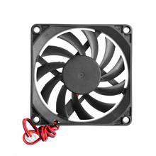 12V 2-Pin 80x80x10mm PC Computer CPU System Heatsink Brushless Cooling Fan 8010 2024 - buy cheap