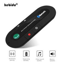 kebidu 2020 Bluetooth 4.1 Car Speakerphone MP3 music Player Car Kit Multipoint Bass Stereo AUX Speaker Handsfree for Phone 2024 - buy cheap