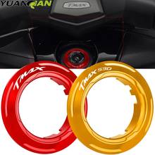 Motorcycle Ignition Key Switch Cover Aluminum CNC Ring Protector Decorator Frame For Yamaha Tmax 530 Tmax530 T-Max 530 2013-2015 2024 - buy cheap