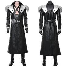 Final Fantasy VII: Remake Cosplay Sephiroth Costume Adult Men Coat Cloak Outfit Halloween Carnival Costumes 2024 - buy cheap