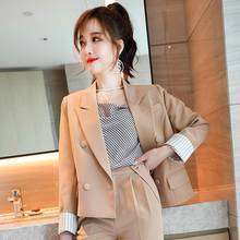 S-3XL Women Spring Autumn Pant Suit Office Lady Blazer Jacket Coat+Pant 2 Piece Set Female Elegant Casual Suits Outfits 2024 - buy cheap