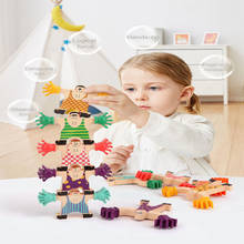 2021 Kids Toys Wooden Fingertip Hercules Balanced Building Jenga  Blocks Children's Educational Toy Parent-child game for gift 2024 - buy cheap