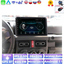 4 núcleo do carro multimídia jogador android 2g + 32g para suzuki jimny 2019 wifi ips suporte carplay gps naviagtion 2din 2024 - compre barato