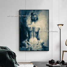 Картина маслом на холсте, с изображением обнаженных девушек, для гостиной 2024 - купить недорого