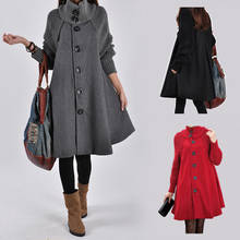 Женское пальто, одежда для беременных, Осень-зима размера плюс, женские куртки для беременных, длинная Свободная трикотажная одежда, женская накидка Casaco 2024 - купить недорого