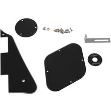 1set Black Pickguard /Cavity /Switch Covers/Pickup Selector Plate /Bracket/Screws for LP Guitar Style 2024 - buy cheap
