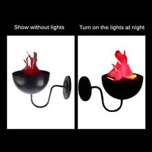 Halloween Electronic Simulation Fake Flame Fire Hanging Lamp Brazier Light Basin Home Club Bar Haunted House Party Decoration 2024 - buy cheap