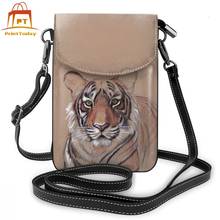 Tiger Shoulder Bag Tiger Leather Bag Pattern Wedding Women Bags Trendy Crossbody Womens High quality Purse 2024 - buy cheap