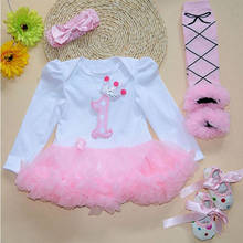 Одежда для новорожденных девочек брендовые комплекты одежды из 4 предметов для малышей комбинезон-пачка, Roupas De Bebes Menina, От 0 до 2 лет для младенцев рождественские наряды для малышей 2024 - купить недорого