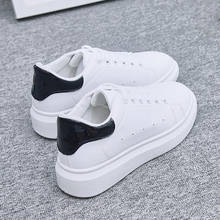 New Spring Summer Women Casual Shoes Tenis Feminino Lace Up White Shoes Woman PU Leather Flats Female Shoes Women Sneakers M9-69 2024 - buy cheap