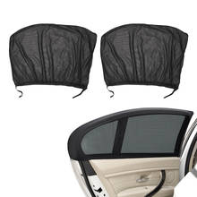 LEEPEE UV Protection Shield Auto Accessories Mesh Cover 2Pcs Car Window Cover Sunshade Curtain Auto Side Rear Window Sun Shade 2024 - buy cheap