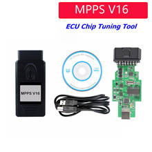 OBD2 MPPS V16 Auto ECU Chip Tuning Car/Auto Interface Multi-Language OBD OBDII Read&Write ECU Flasher For RDC15 EDC16 EDC17 2024 - buy cheap