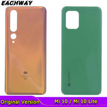 New For Xiaomi Mi 10 Lite Battery Cover Back Glass Panel Rear Housing Case Repair Parts For Xiaomi Mi 10 Back battery Cover Door 2024 - buy cheap