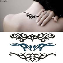 10*6cm Waterproof Temporary Tattoos Cirrus Transfer Totem Tattoo Sticker Sexy Body Art for Neck Waist Skin Decoration 2024 - buy cheap