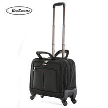 BeaSumore Multifunction Business Rolling Luggage 18 Inch Carry Ons Computer Trolley Men Business Travel Bag Women Suitcase Trunk 2024 - buy cheap