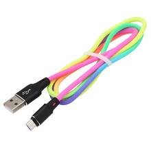 Fast Charging Colorful USB Data Sync Cable for IPhone 5S 5 5C 6S 6 7 8 Plus SE X XR XS Max USB Charger Cable Fabric Wire 50pcs 2024 - buy cheap