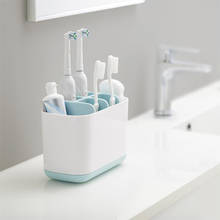 Porta escova de dentes automático, 4 cores, dispensador de pasta de dente, caixa de armazenamento de escova de dentes elétrica, acessórios de banheiro 2024 - compre barato