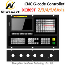 Controlador de torno multifuncional, xc809t, 2/3/4/5/6 eixos, com suporte de revista de ferramenta, atc, fanuc, digital, spindles, newcarve 2024 - compre barato