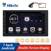 Hikity-reproductor Multimedia con pantalla táctil de 7 "y GPS para coche, autorradio estéreo 2Din con Bluetooth, WIFI, GPS, cámara trasera, DVR, Pla 2024 - compra barato