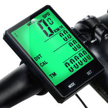 Ordenador impermeable para bicicleta, odómetro inalámbrico y con cable para ciclismo de montaña, cronómetro, velocímetro, reloj Digital LED 2024 - compra barato