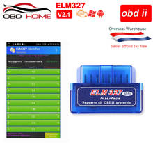 OBD2 Car accessories MINI ELM327 V1.5 V2.1 OBD2 Auto Scanner ELM327 For Android Torque Car Diagnostic Tool Code Reader 2024 - buy cheap