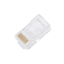 10PCS Cat5 Cat5e Cables Network Connector rj45 Metal Modular Plug Terminals Professional Drop Shipping Futural Digital PC 2024 - buy cheap