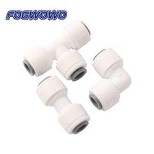 Garden irrigation 1/4" Pipe Push-in Connector Connector Water Purifier Cooling Spray Cooling System Aquarium Pipe Fittings 2024 - buy cheap