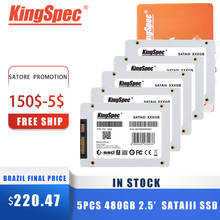 KingSpec Ssd 2.5 SSD SATA3 5PC 480GB Internal Solid State Drive TLC SataII Hdd For Dropship laptop Hard Disk Desktop Computer 2024 - buy cheap