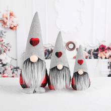 Faceless Santa Gnome Plush Doll Swedish Tomte Christmas Tree Ornaments 2021 New Year Gifts Drop Christmas Decorations For Home 2024 - buy cheap